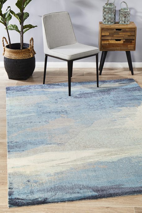 ocean blue rug